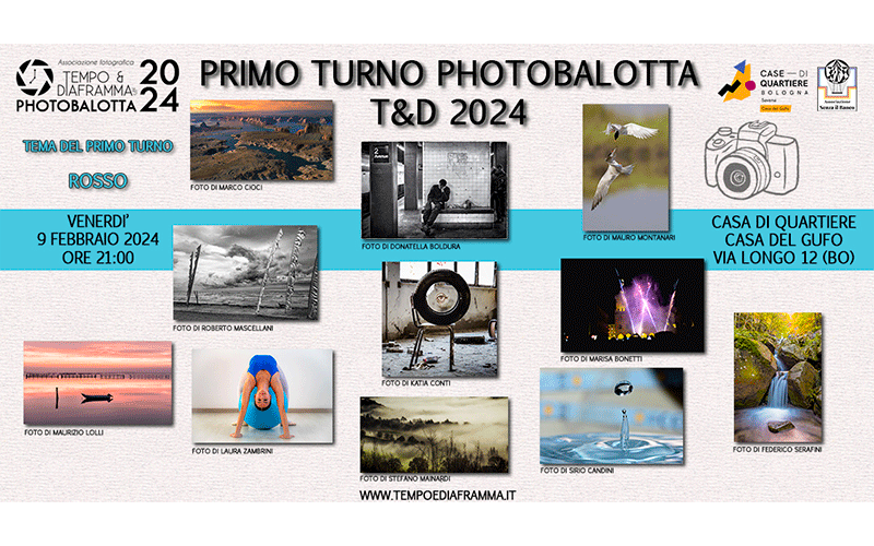 Primo turno del concorso fotografico "Photobalotta 2024"