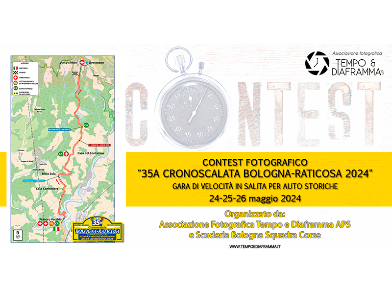 Contest fotografico "35a Cronoscalata Bologna-Raticosa 2024"