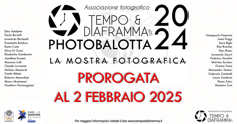 PHOTOBALOTTA 2024 PROROGATA MOSTRA