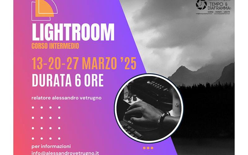 Lightroom Corso Intermedio