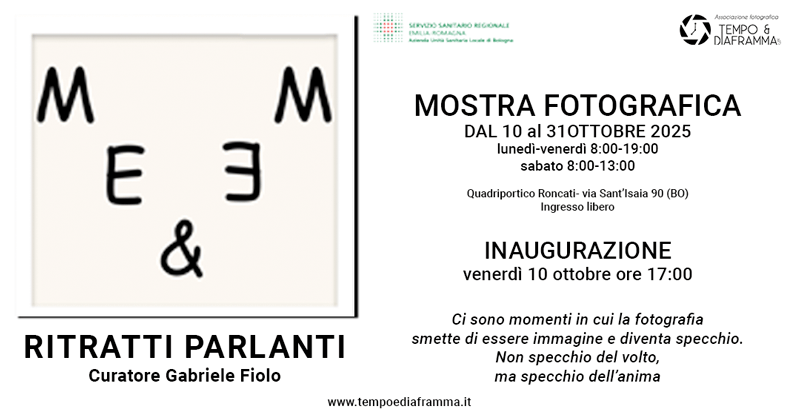 "ME&ME - Ritratti parlanti" inaugurazione della mostra