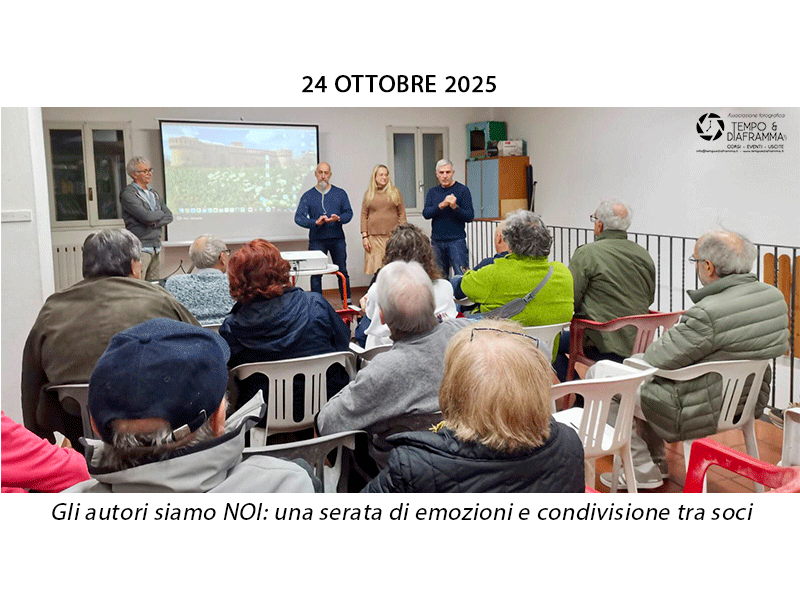 Gli autori siamo NOI: una serata di emozioni e condivisione tra soci
