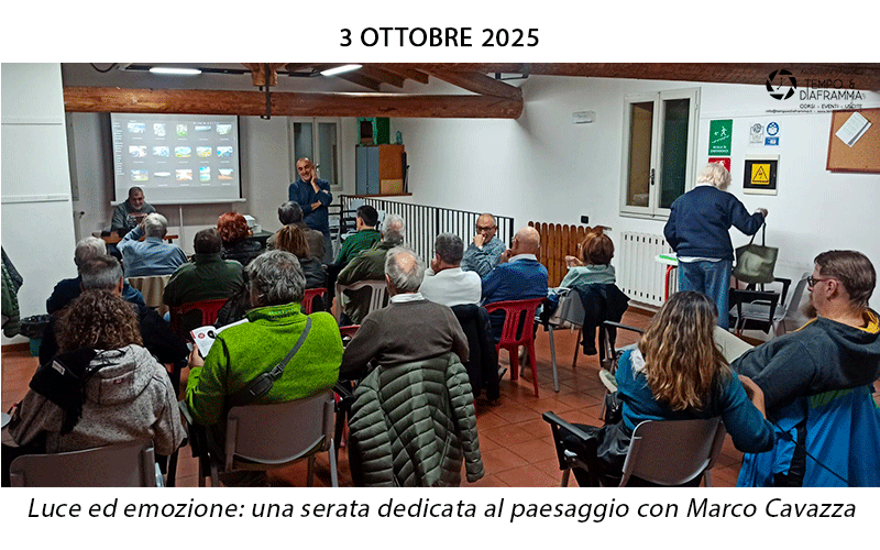 Luce ed emozione: una serata dedicata al paesaggio con Marco Cavazza