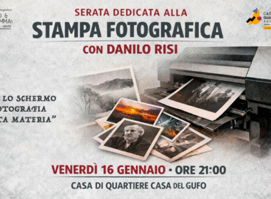 Serata dedicata alla stampa fotografica con Danilo Risi